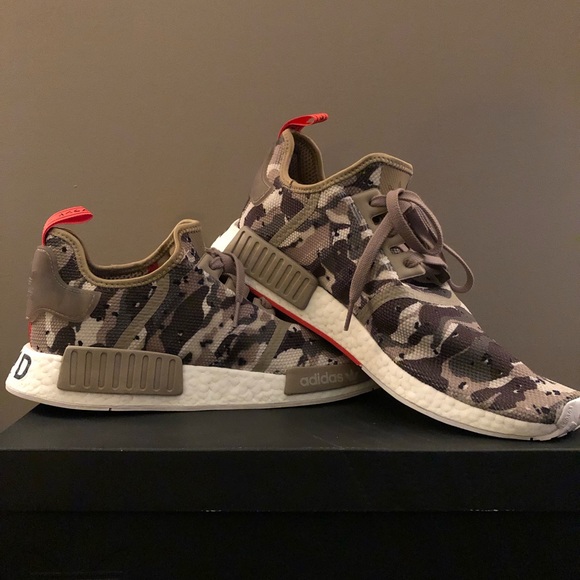 adidas nmd r1 camo clear brown